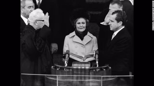 Lễ nhậm chức tổng thống lần thứ nhất của cựu tổng thống Richard M.Nixon hôm 20-1-1969. Lễ nhậm chức tổng thống lần thứ nhất của cựu tổng thống Richard M.Nixon hôm 20 1 2969
