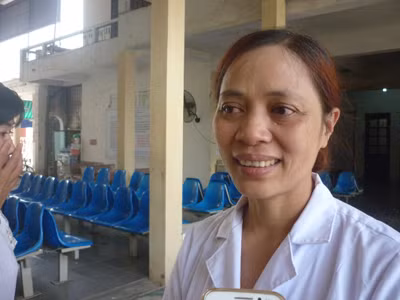 Bà Hoàng Thị Nguyệt, người đứng đơn tố cáo 