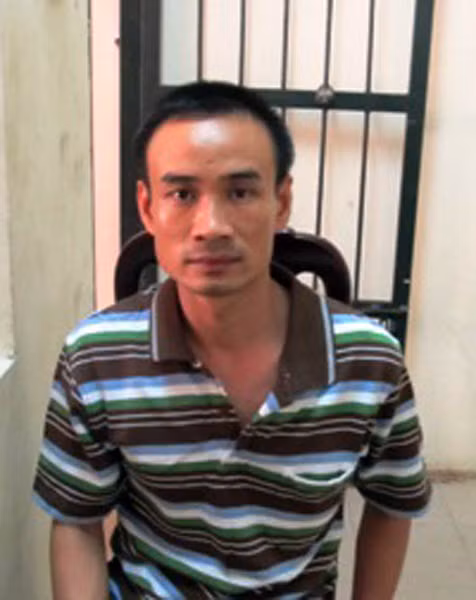 Đối tượng Long bị tạm giữ