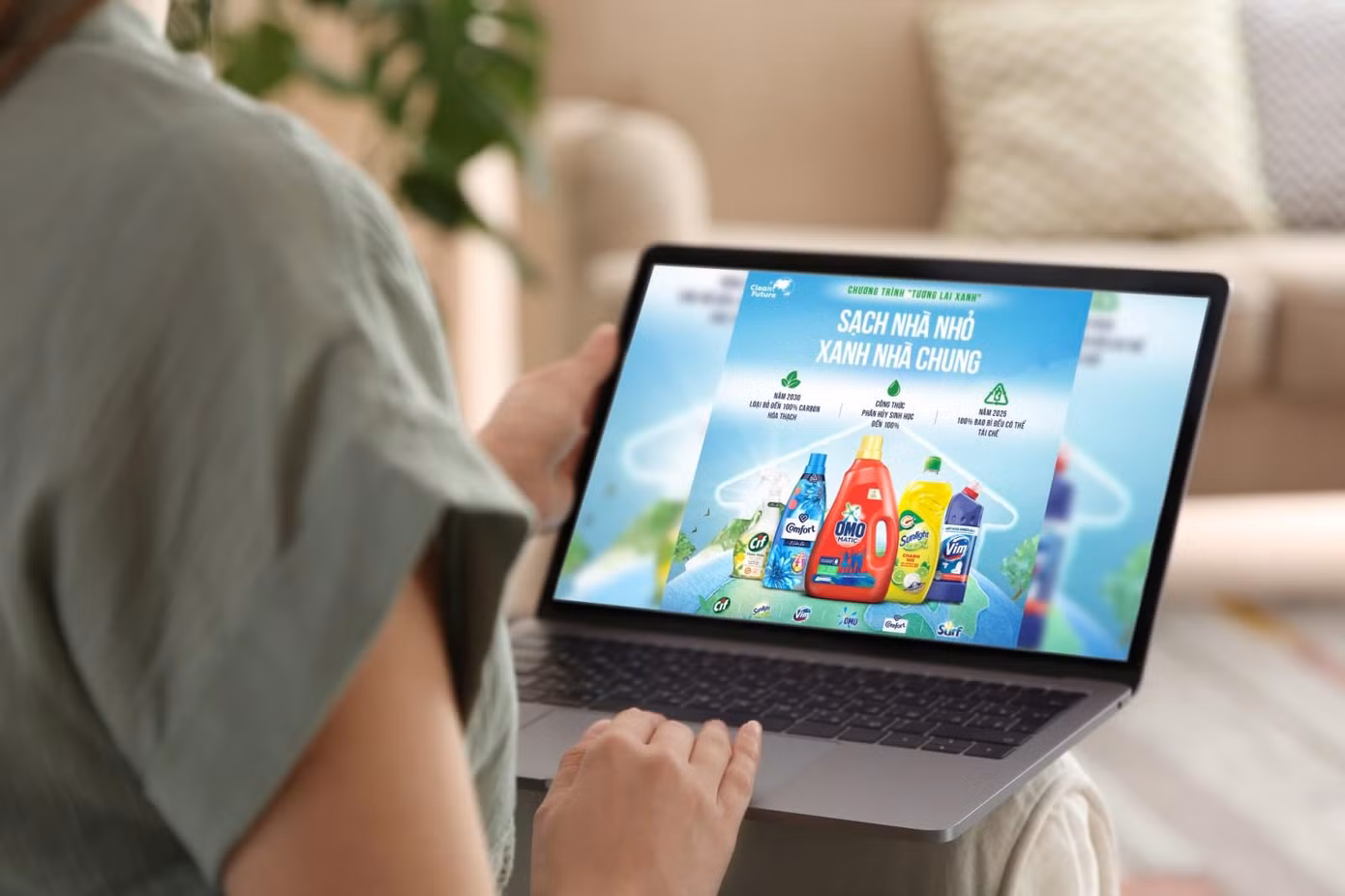 Chương trình “Tương lai Xanh” từ ngành hàng Chăm sóc Gia đình của Unilever Việt Nam