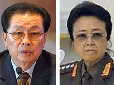 Vợ chồng ông Jang Song-thaek và bà Kim Kyong-hui. Ảnh: Chosun Ilbo