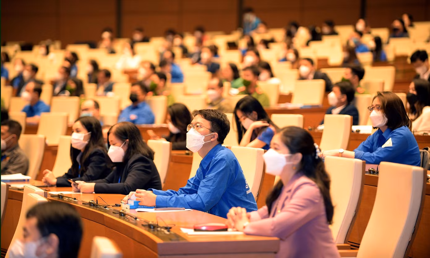 Đoàn viên thanh niên và các đại biểu tham gia Diễn đàn