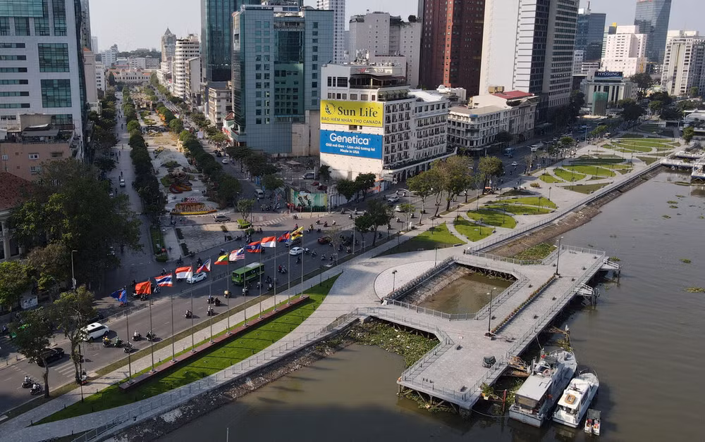Khu vực nút giao Nguyễn Huệ - Tôn Đức Thắng (quận 1).
