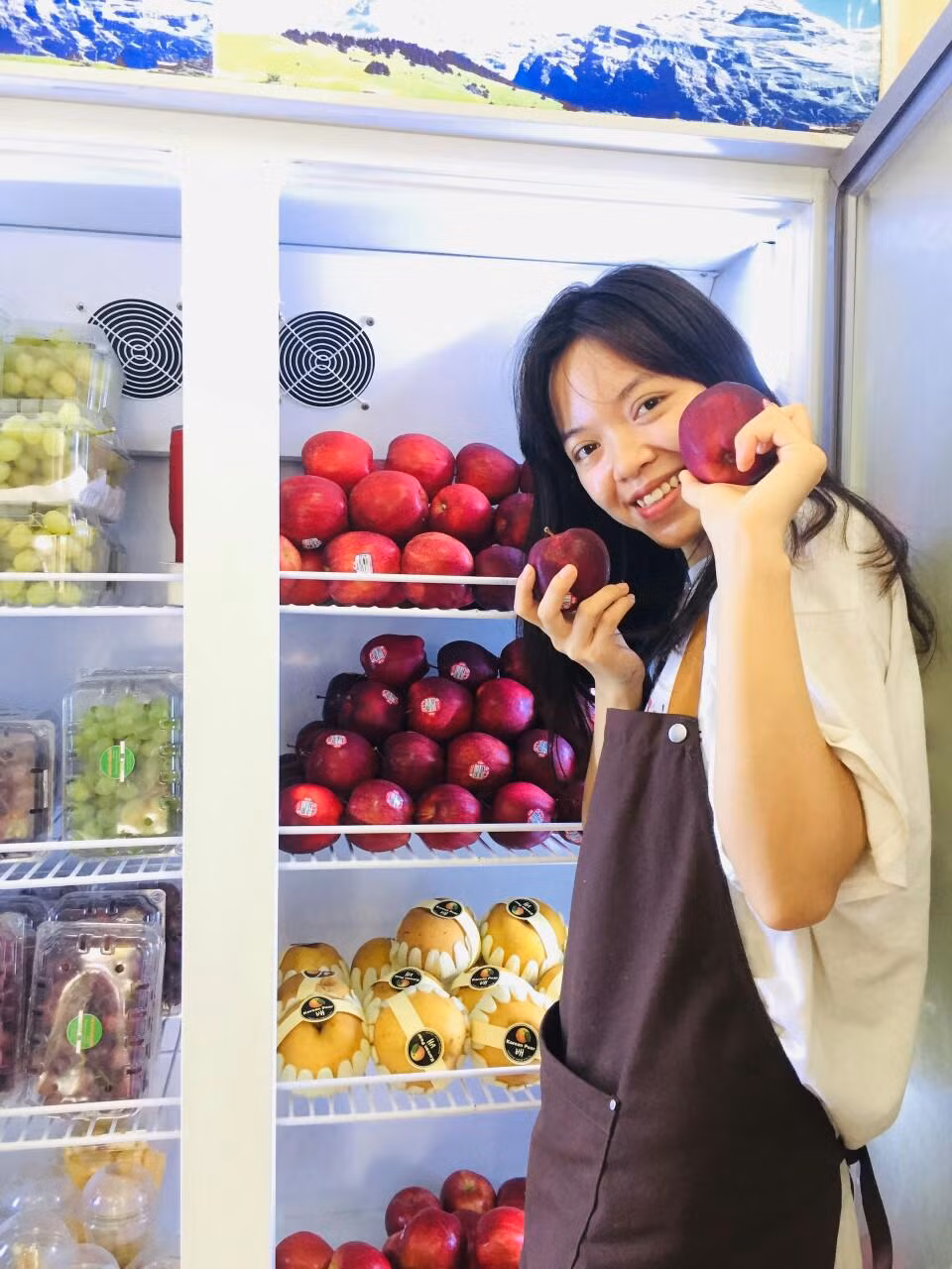 Hiền đang muốn phát triển thêm sản phẩm trái cây sấy.