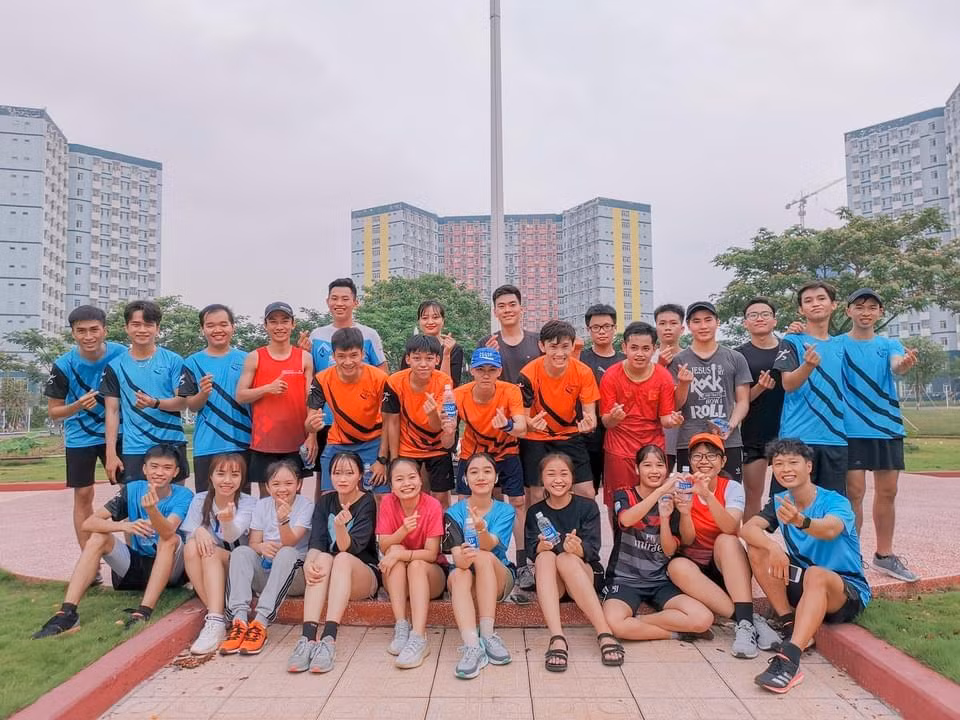 Các thành viên của CLB University Runners. (Ảnh: Phạm Sơn Kiên) Các thành viên của CLB University Runners. (Ảnh: Phạm Sơn Kiên)