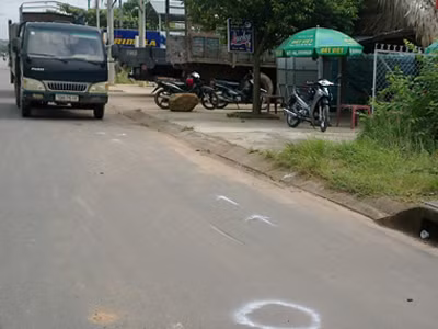 Nơi ông Phước gây tại nạn