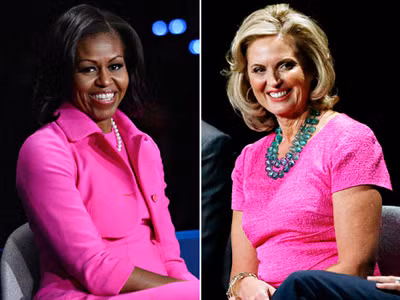Bà Michelle Obama (trái) và bà Ann Romney (phải). Bà Michelle Obama (trái) và bà Ann Romney (phải)