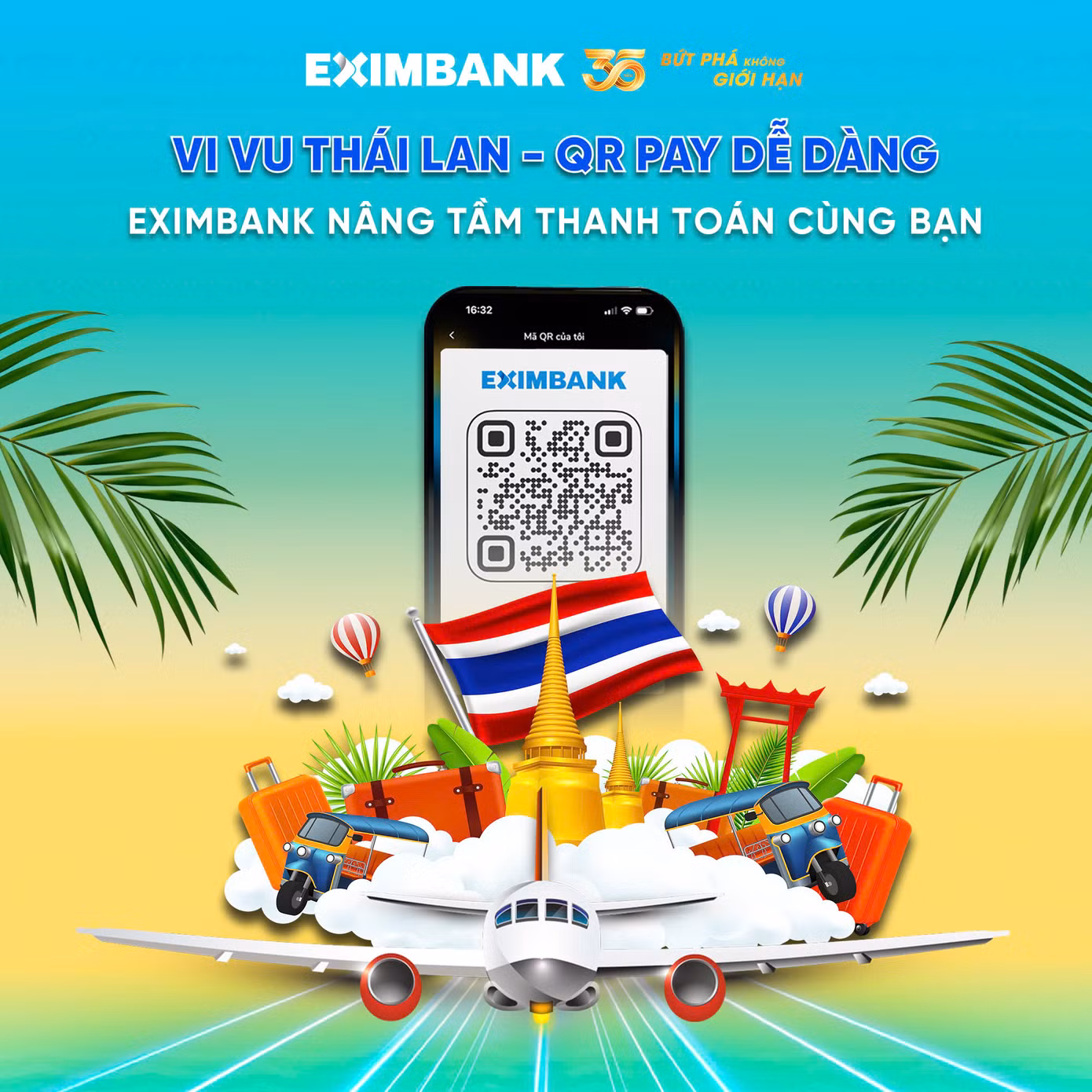 Eximbank đã ứng dụng công nghệ QR Pay để mang đến giải pháp thanh toán thông minh. Eximbank đã ứng dụng công nghệ QR Pay để mang đến giải pháp thanh toán thông minh.