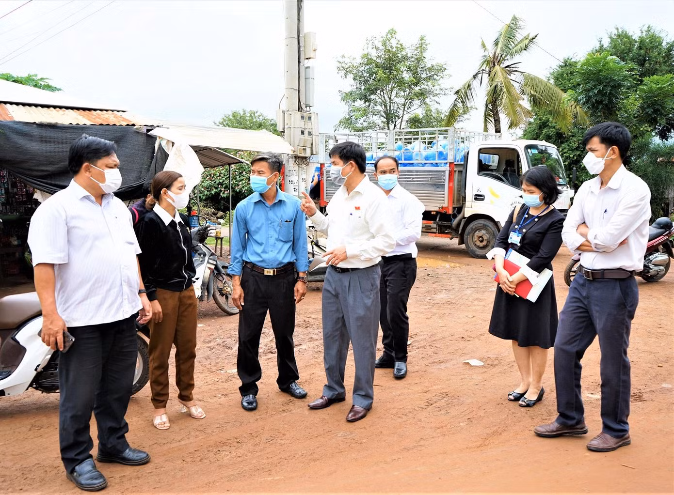 Ban Dân tộc tỉnh Đắk Lắk khảo sát thực tế công tác phòng chống dịch ở huyện Krông Ana