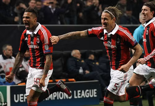 Niềm vui chiến thắng của Milan