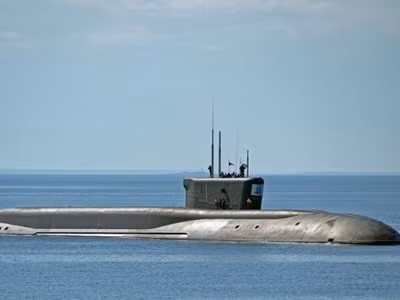 Tàu ngầm hạt nhân Vladimir Monomakh. Ảnh: RIA-Novosti