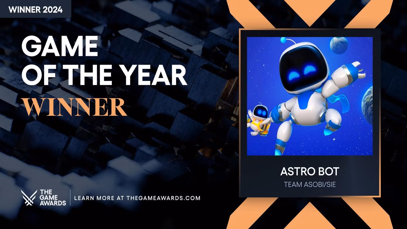 Astro Bot là Game hay nhất năm 2024. Astro Bot là Game hay nhất năm 2024.