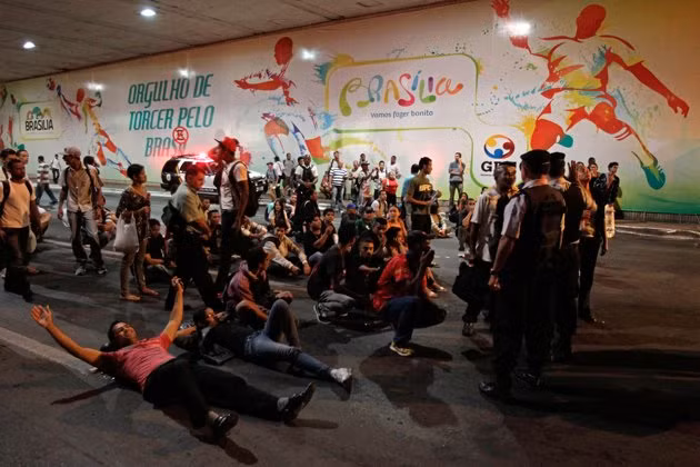 Biểu tình lan rộng tại Brazil