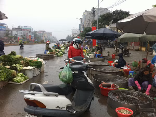 Sáng mồng 2 Tết, thịt, cá giá...chát
