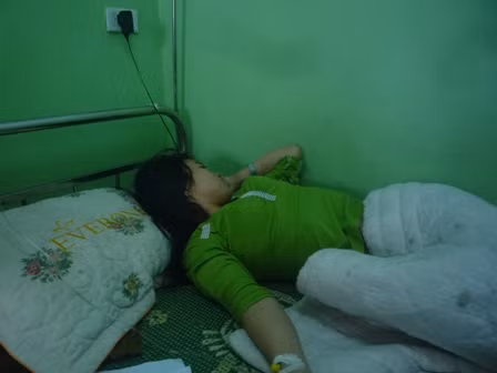 Hiện tại, nữ công nhân Lê Thị Phương đã trở lại làm việc bình thường