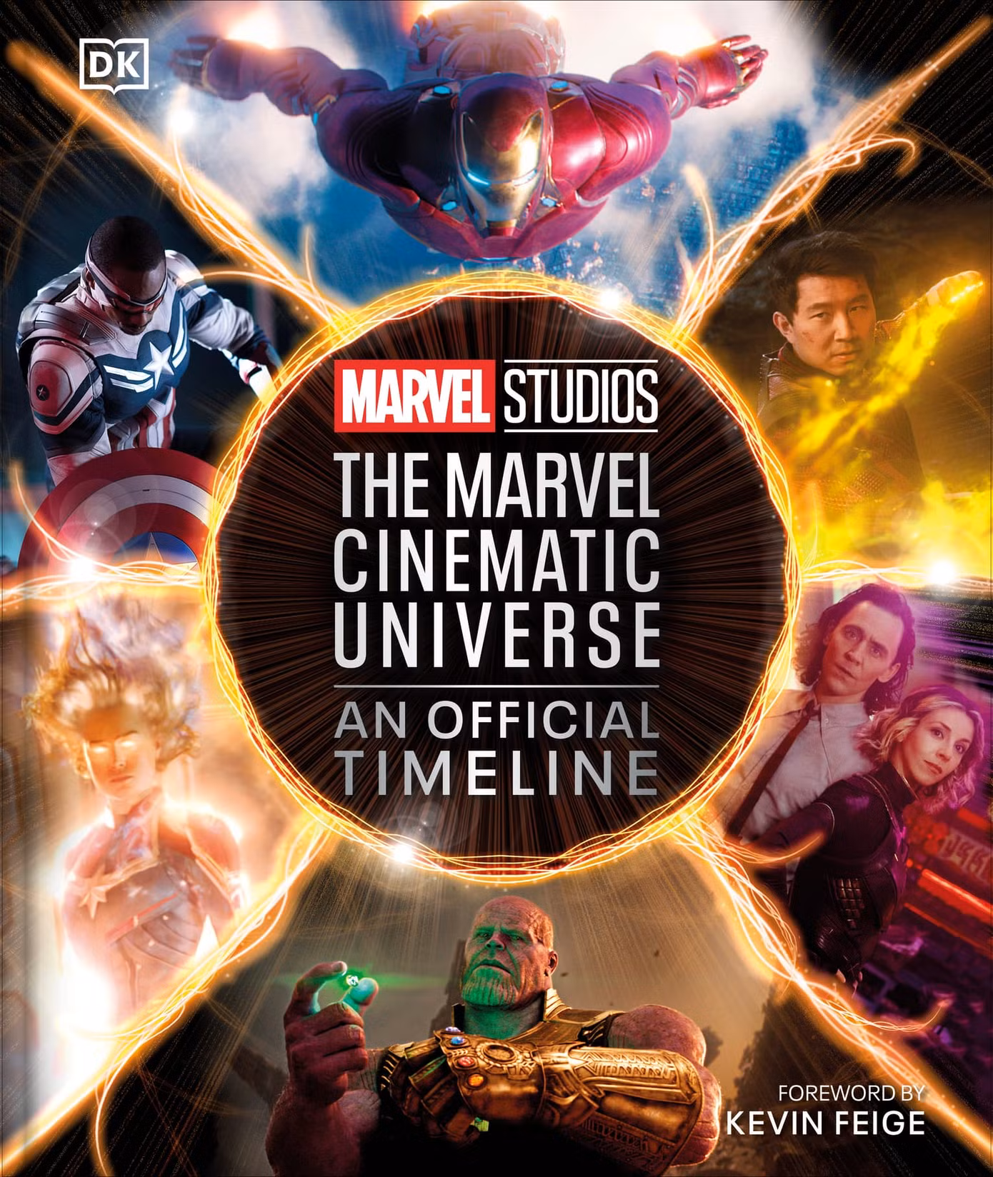 Bìa sách “The Marvel Cinematic Universe - An Official Timeline”. Bìa sách “The Marvel Cinematic Universe - An Official Timeline”.