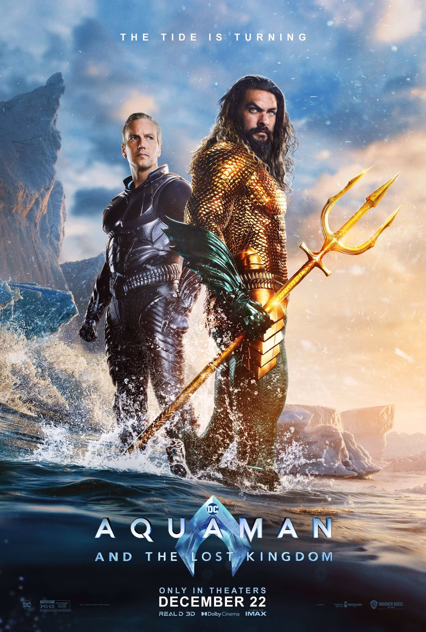Poster chính thức của "Aquaman and The Lost Kingdom".