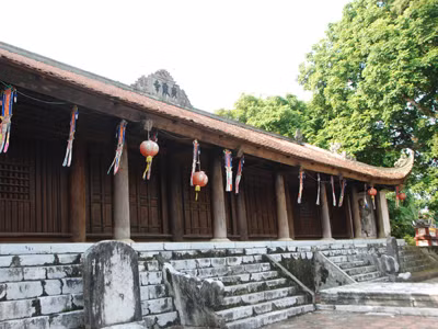 Mặt tiền chùa Trăm gian