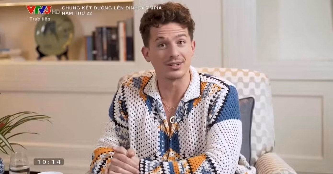Chủ nhân bản hit See You Again - Charlie Puth chính là nghệ sĩ đưa ra câu hỏi tiếng Anh dành cho các thí sinh của Chung kết năm Đường Lên Đỉnh Olympia 2022. Chủ nhân bản hit See You Again - Charlie Puth chính là nghệ sĩ đưa ra câu hỏi tiếng Anh dành cho các thí sinh của Chung kết năm Đường Lên Đỉnh Olympia 2022.