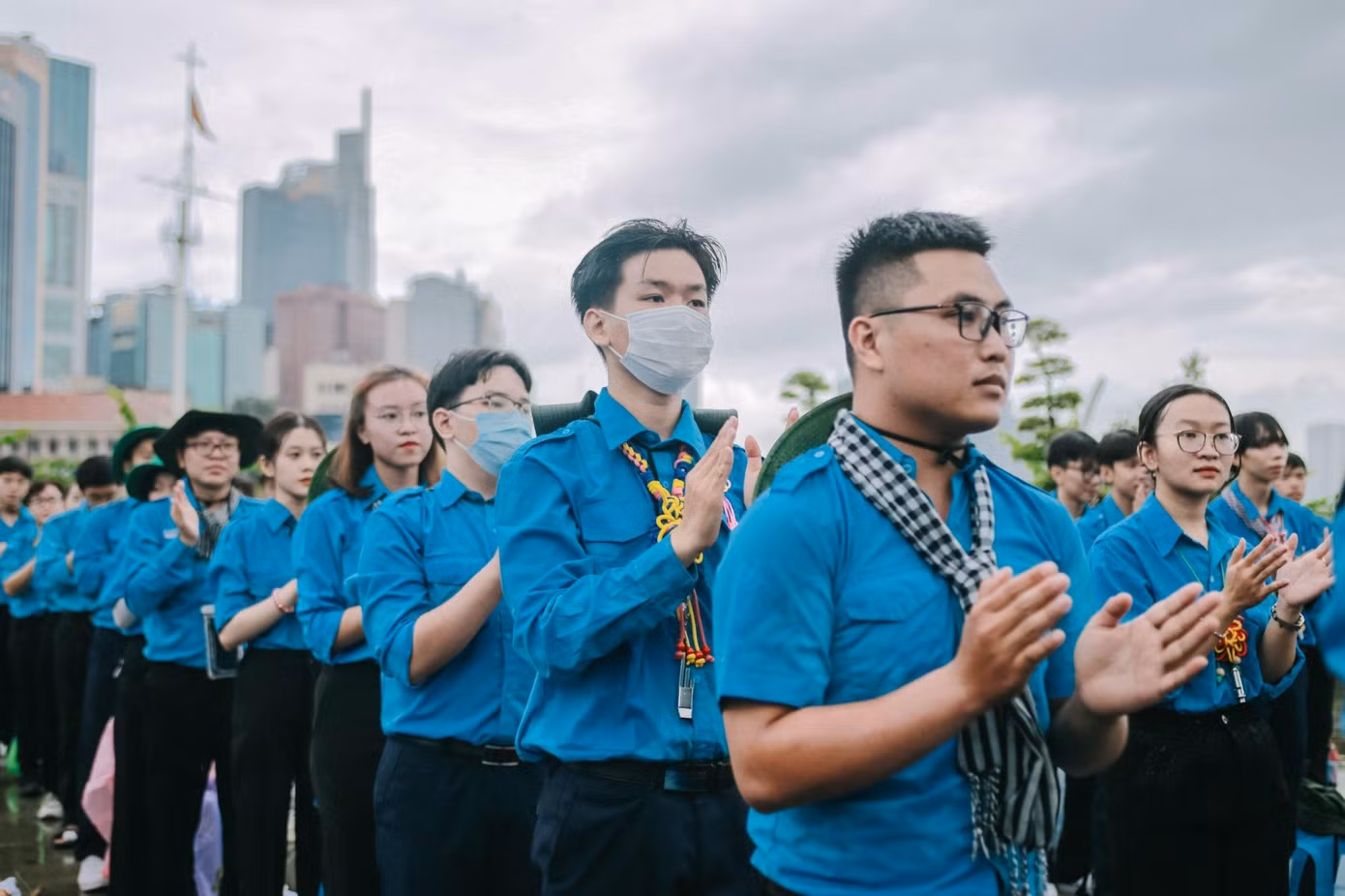 Các trại sinh tham gia Trại Rèn luyện II - Trại Phạm Ngọc Thạch.