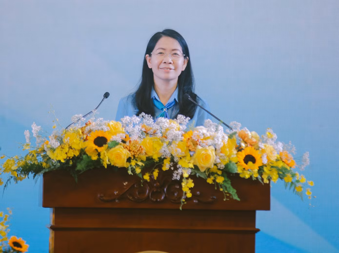 Chị Phan Thị Thanh Phương – Bí thư Thành Đoàn TP. HCM khóa X được Đại hội tín nhiệm bầu làm Bí thư Thành Đoàn TP. HCM khóa XI, nhiệm kỳ 2022 - 2027. Chị Phan Thị Thanh Phương – Bí thư Thành Đoàn TP. HCM khóa X được Đại hội tín nhiệm bầu làm Bí thư Thành Đoàn TP. HCM khóa XI, nhiệm kỳ 2022 - 2027.