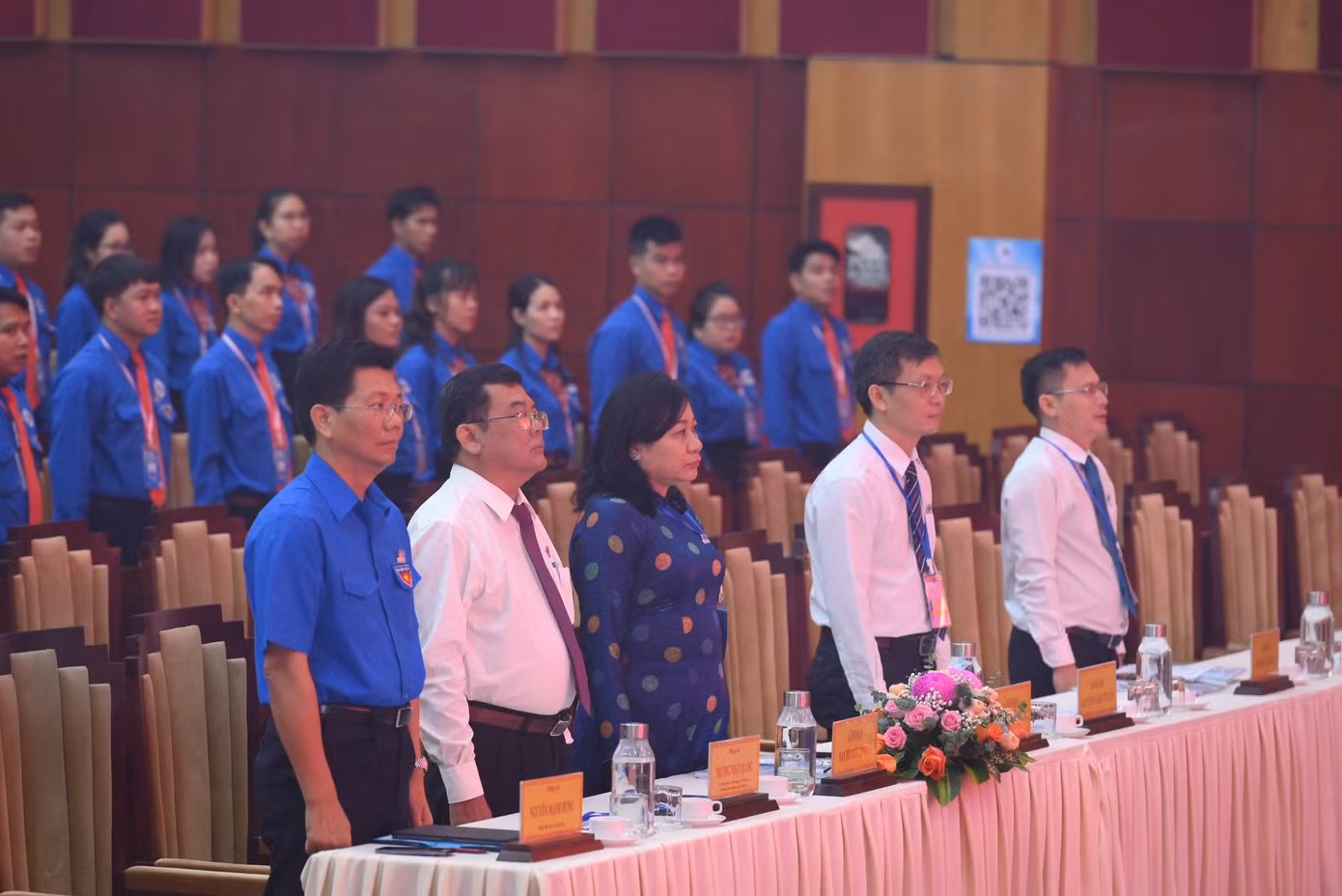 Các đại biểu Tỉnh ủy Tây Ninh tham dự Đại hôi. (Ảnh: Việt Kiên)