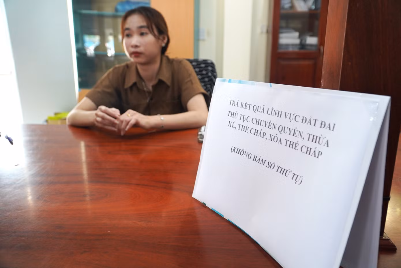 Riêng khu vực trả kết quả sẽ không phải bấm số thứ tự.