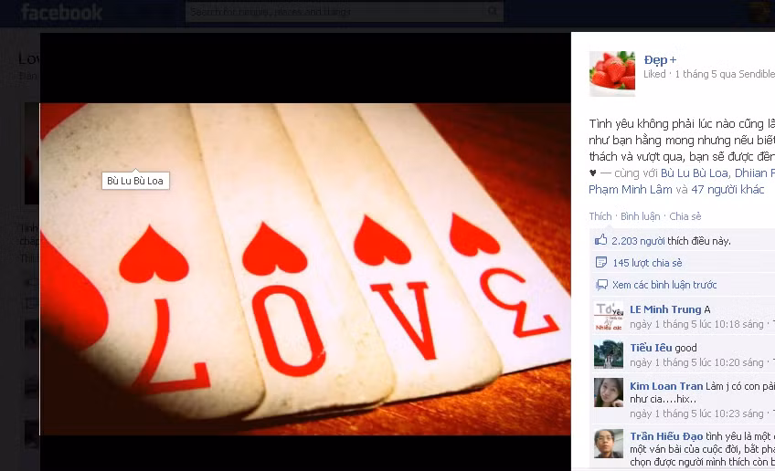 "Love" - "Yêu" cũng được dựng lên từ rất nhiều kiểu.