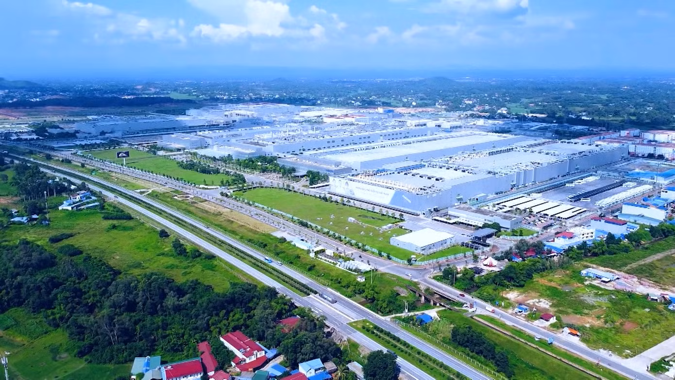 Công ty Samsung Electronics Việt Nam - Thái Nguyên (ảnh: Thainguyen.gov.vn).