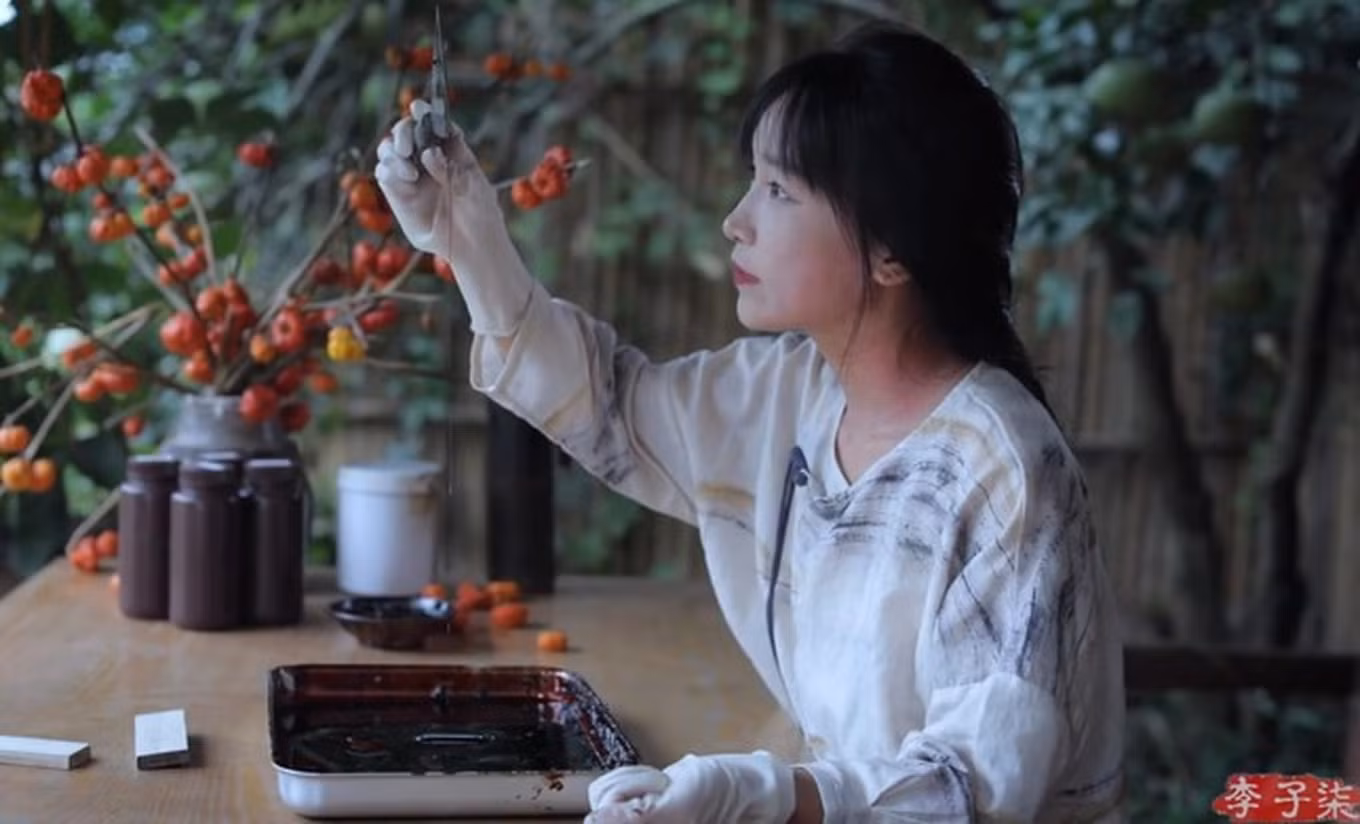 Video của Lý Tử Thất miêu tả đầy chất thơ về cuộc sống nông thôn.