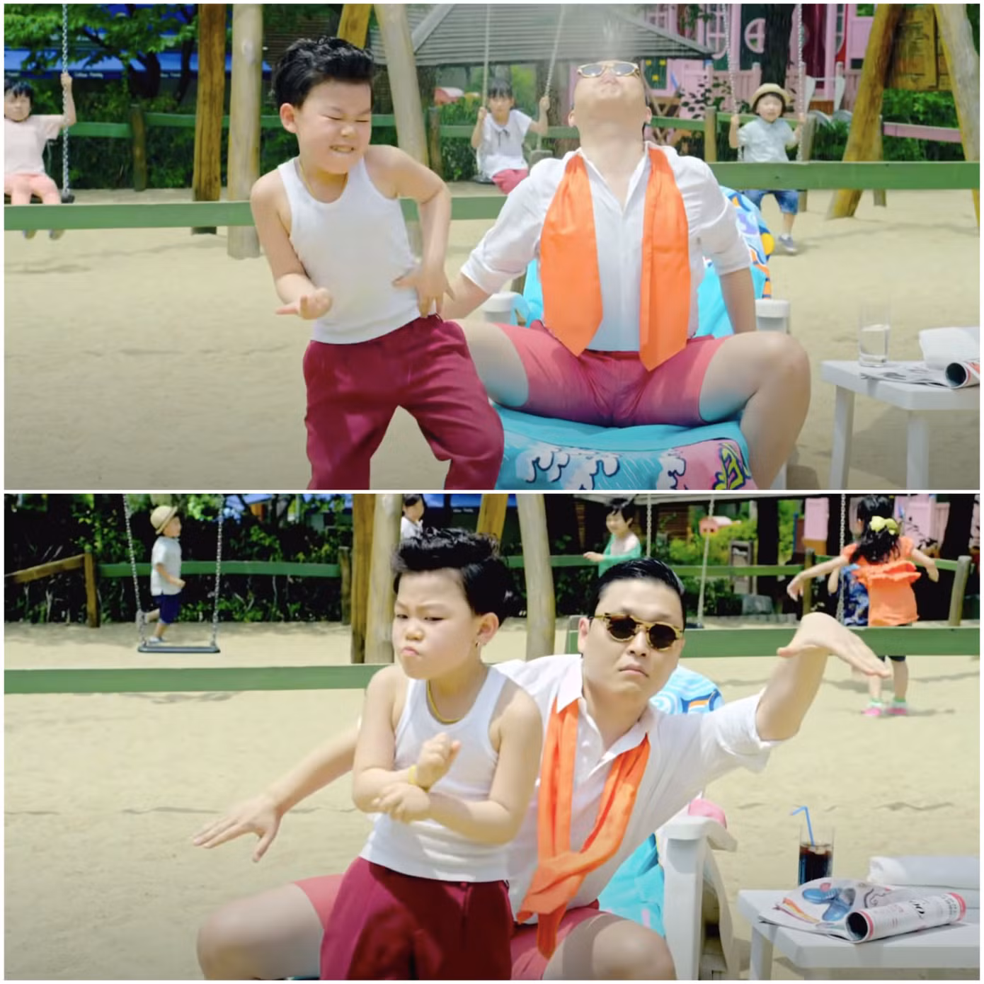 Thời điểm năm 2012 khi xuất hiện trong MV tỷ view của PSY, Hwang Min Woo chỉ tham gia phân đoạn ngắn ngủi nhưng vẫn nhận được sự chú ý. Cậu bé khi đó được giới truyền thông nước ngoài đưa tin.