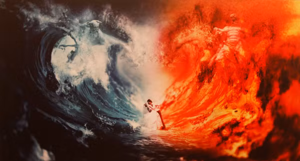 "Love" của Đặng Anh Quang lại nói về tình yêu. Tư tưởng "Khi tôi chết hãy chôn tôi với đam mê và tình yêu".