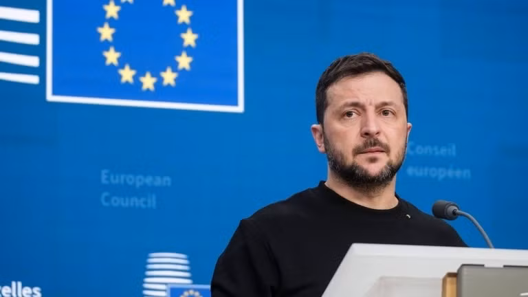 Tổng thống Ukraine Volodymyr Zelensky. (Ảnh: Getty Images)