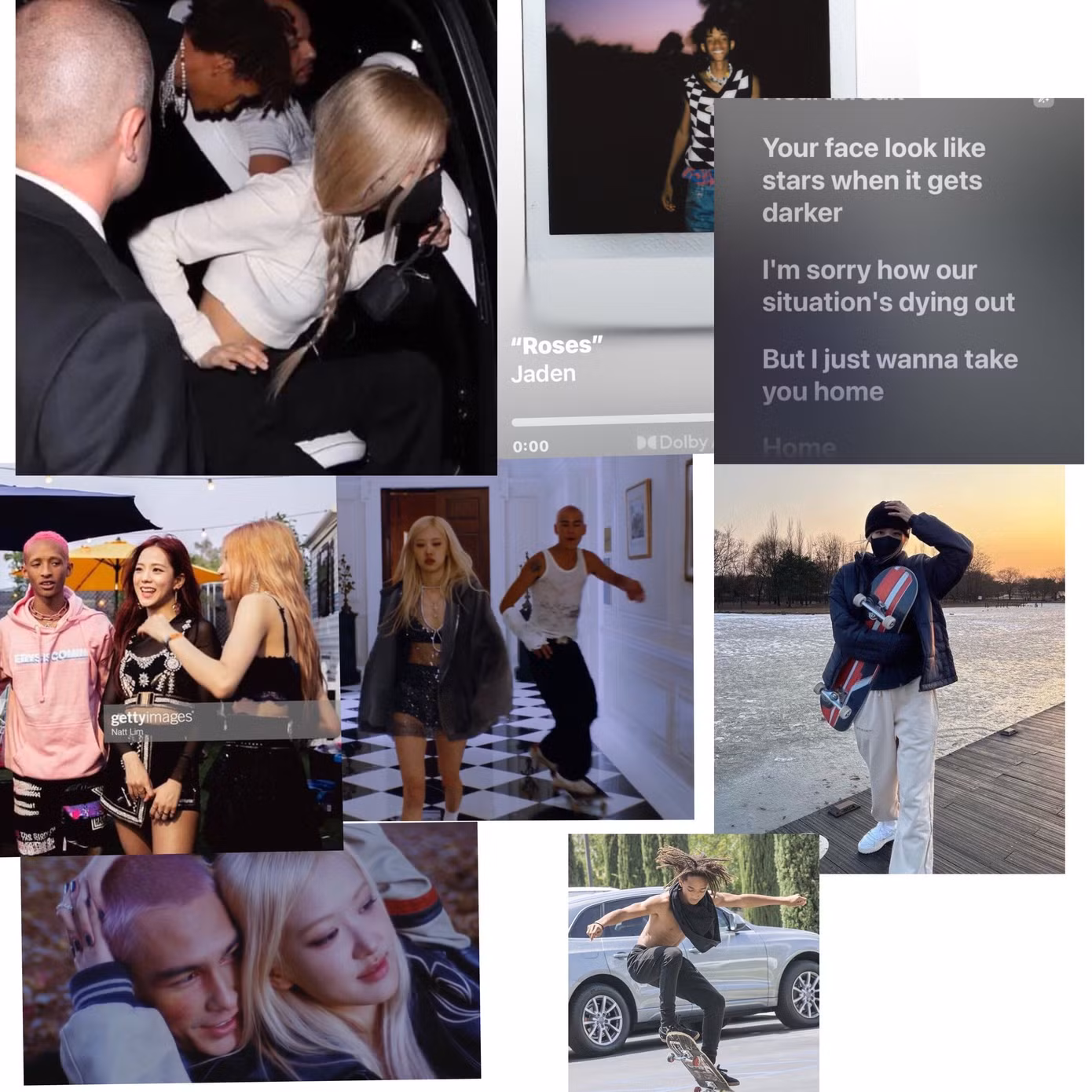 Sự tương đồng của Jaden Smith và "bạn trai cũ" mà Rosé tái hiện trong toxic till the end. Sự tương đồng của Jaden Smith và "bạn trai cũ" mà Rosé tái hiện trong toxic till the end.