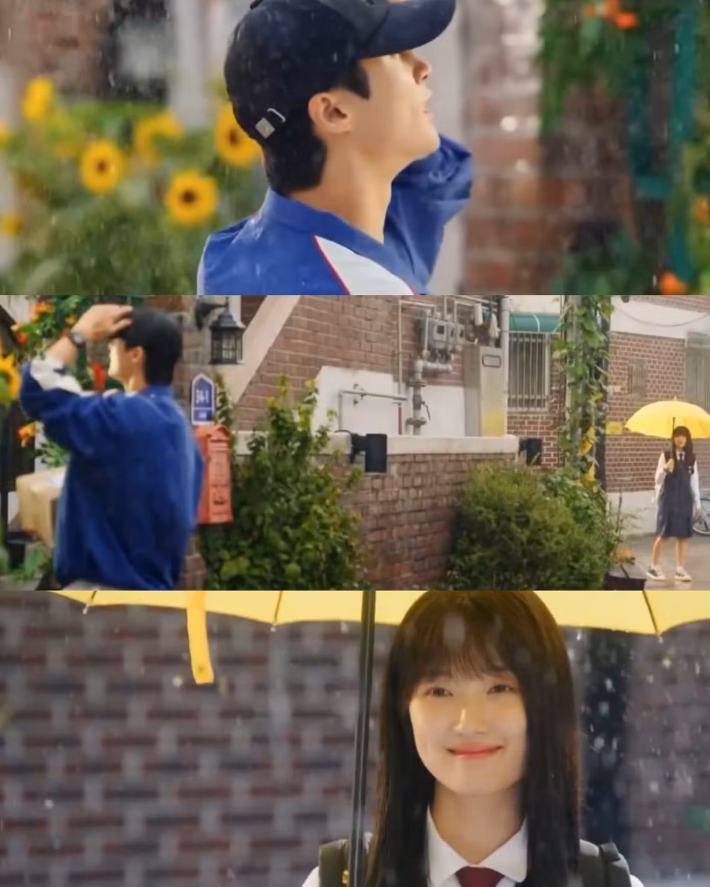 Sun Jae đã phải lòng Sol ngay khi gặp cô lần đầu tiên, thời khắc nhìn cô trong chiếc ô vàng tươi sáng như ánh dương chạy về phía anh, nghiêng ô che cho anh vì tưởng anh là người giao hàng. Lần thứ 4 trở lại quá khứ, Im Sol chọn trốn vào một góc bật khóc.