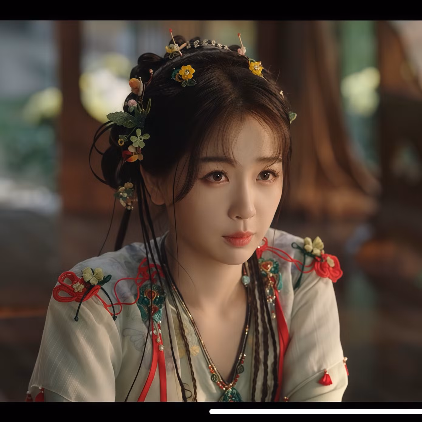 Rời nhà để đi bắt yêu cùng tỷ đệ Mộ Thanh (Đinh Vũ Hề), tiểu thư Lăng Diệu Diệu cũng không bớt điệu dù thiếu đi tỳ nữ phụ chải đầu.
