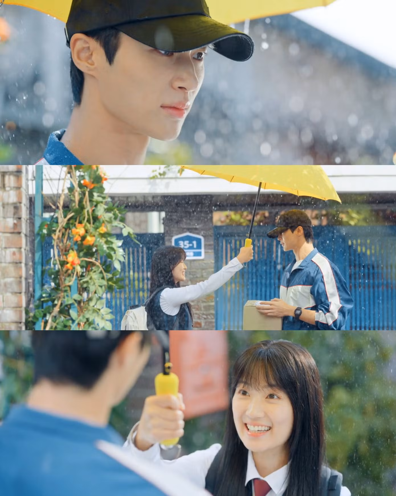 Sun Jae đã phải lòng Sol ngay khi gặp cô lần đầu tiên, thời khắc nhìn cô trong chiếc ô vàng tươi sáng như ánh dương chạy về phía anh, nghiêng ô che cho anh vì tưởng anh là người giao hàng. Lần thứ 4 trở lại quá khứ, Im Sol chọn trốn vào một góc bật khóc.