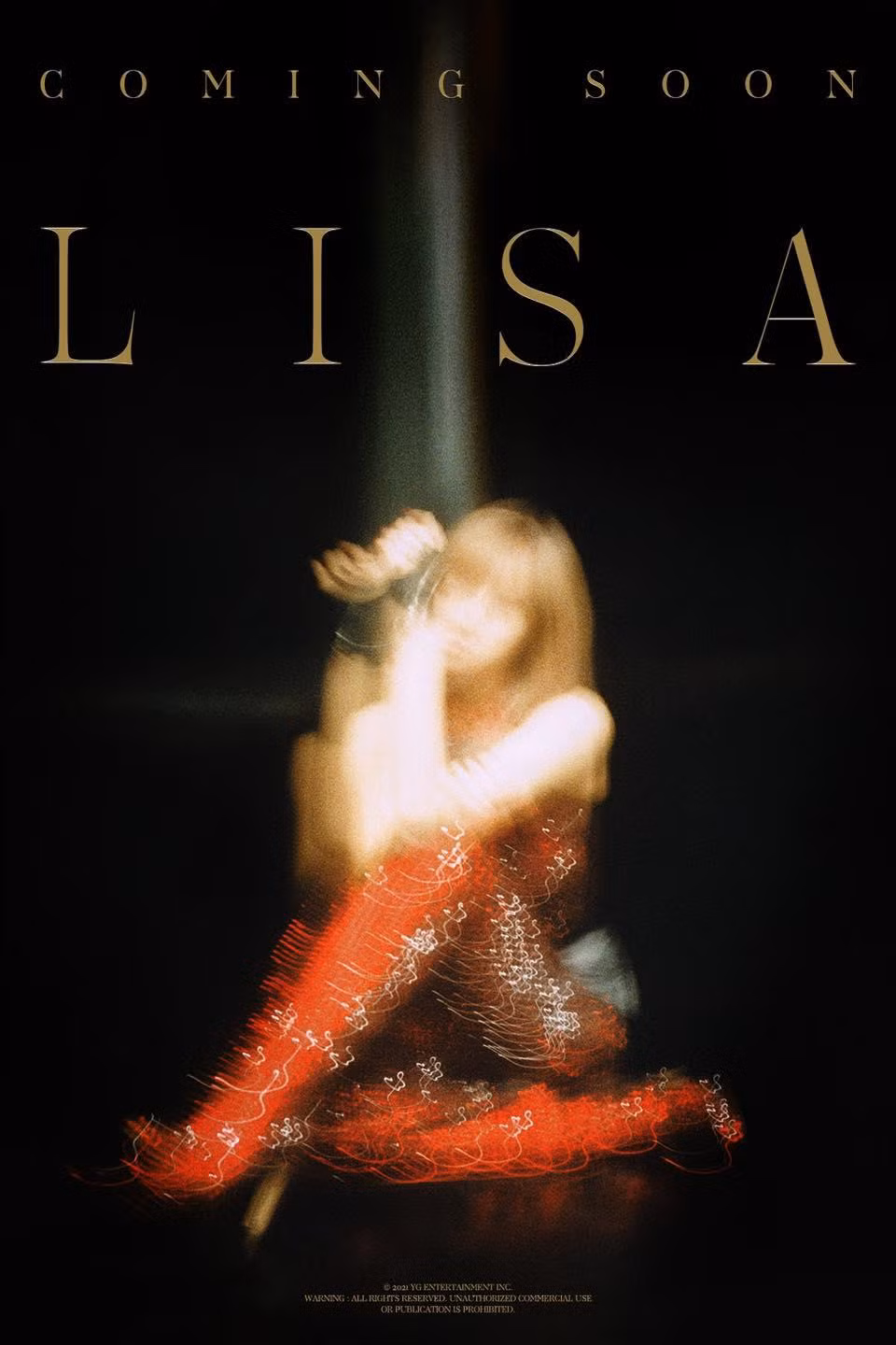 Poster cho màn solo của Lisa.