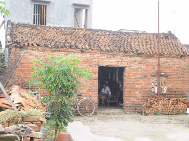 Ngôi nhà của vợ chồng ông Hảo – bà Đương. Ảnh: Tuấn Nguyễn