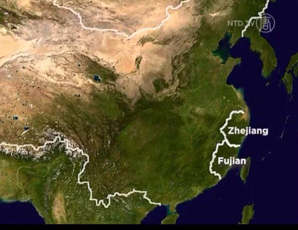 Quân đội được triển khai trên hai tỉnh ven biển Phúc Kiến và Chiết Giang