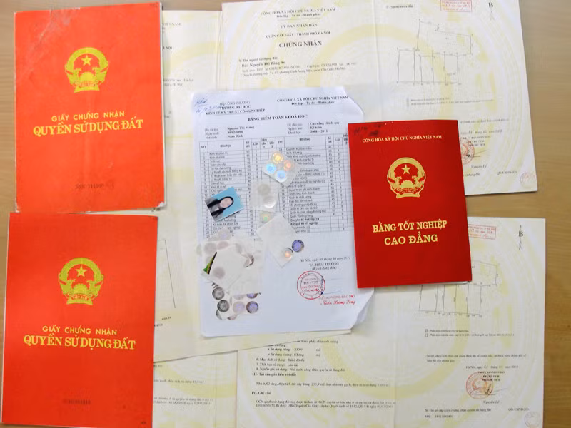 Tang vật của vụ án bị thu giữ