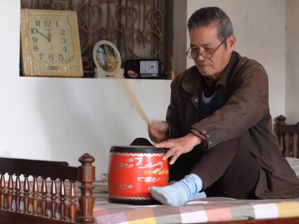 Nghệ nhân Hoàng KỶ. Ảnh: Bình Minh