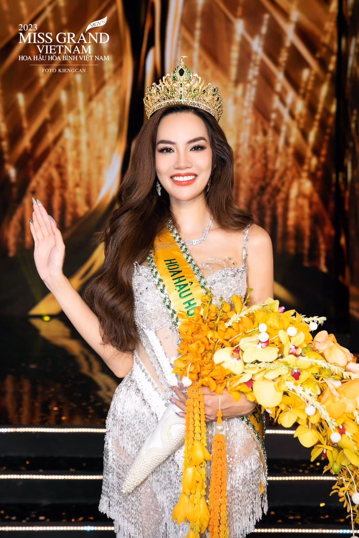 Cô cũng là Hoa hậu chính thức ở Miss Grand Vietnam 2023.