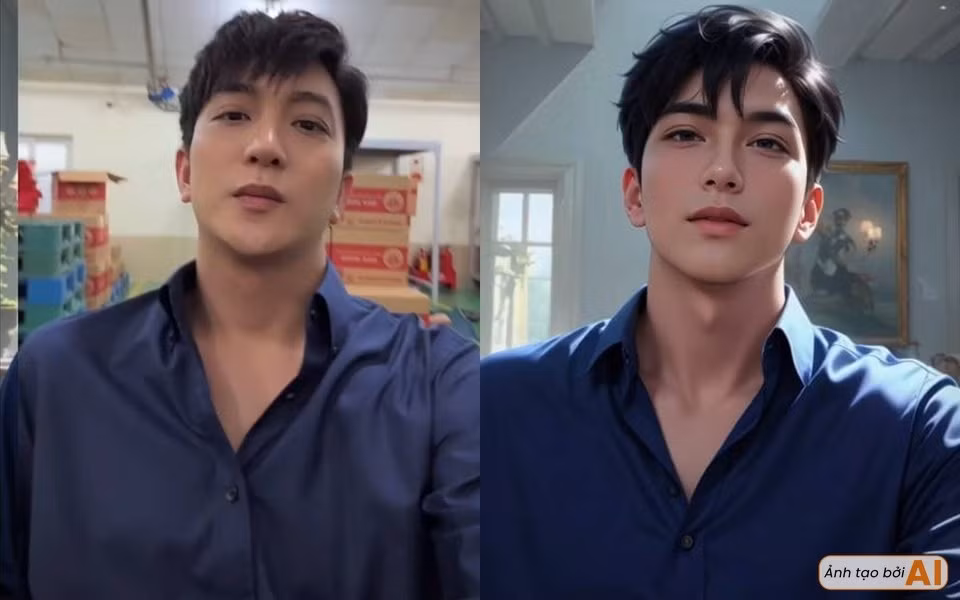 Nam diễn viên được khen đẹp hơn cả hình ảnh do AI tạo ra. Nam diễn viên được khen đẹp hơn cả hình ảnh do AI tạo ra.
