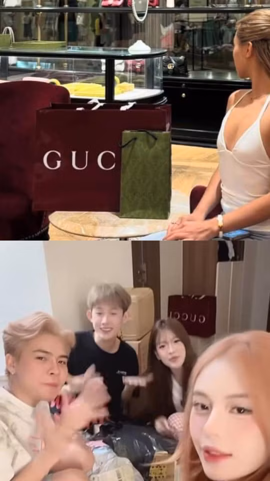 Netizen soi ra trong nhà một người bạn của Louis Phạm cũng có chiếc túi Gucci tương tự.