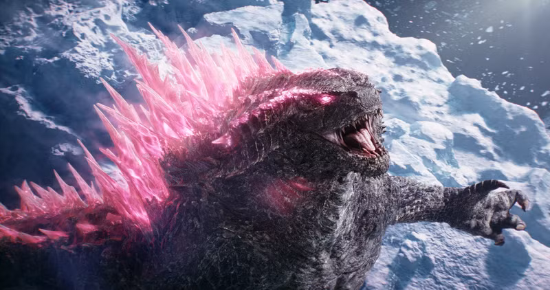 Godzilla có hơi thở màu hồng mạnh hơn trước nhiều.