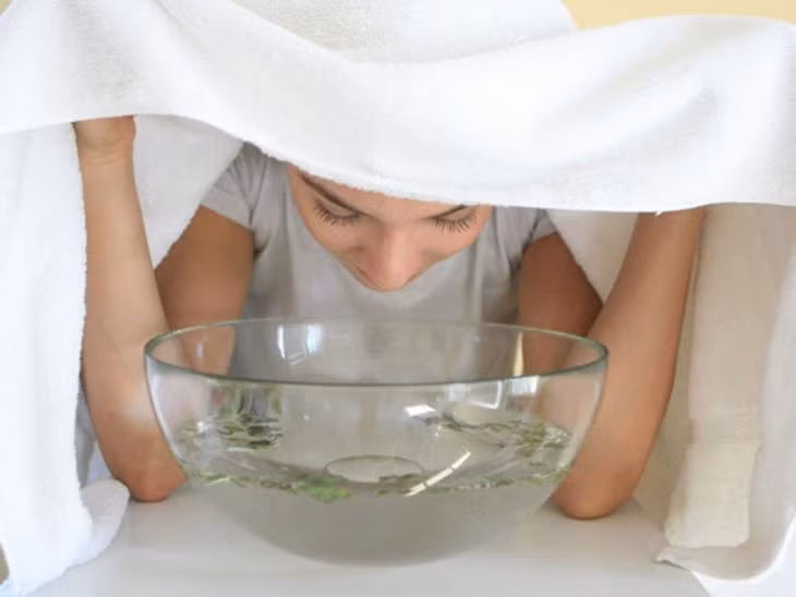 Xông hơi sẽ giúp da hồng hào săn chắc hơn.