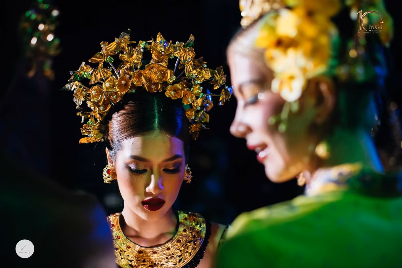 Thiên Ân xinh đẹp trong hậu trường