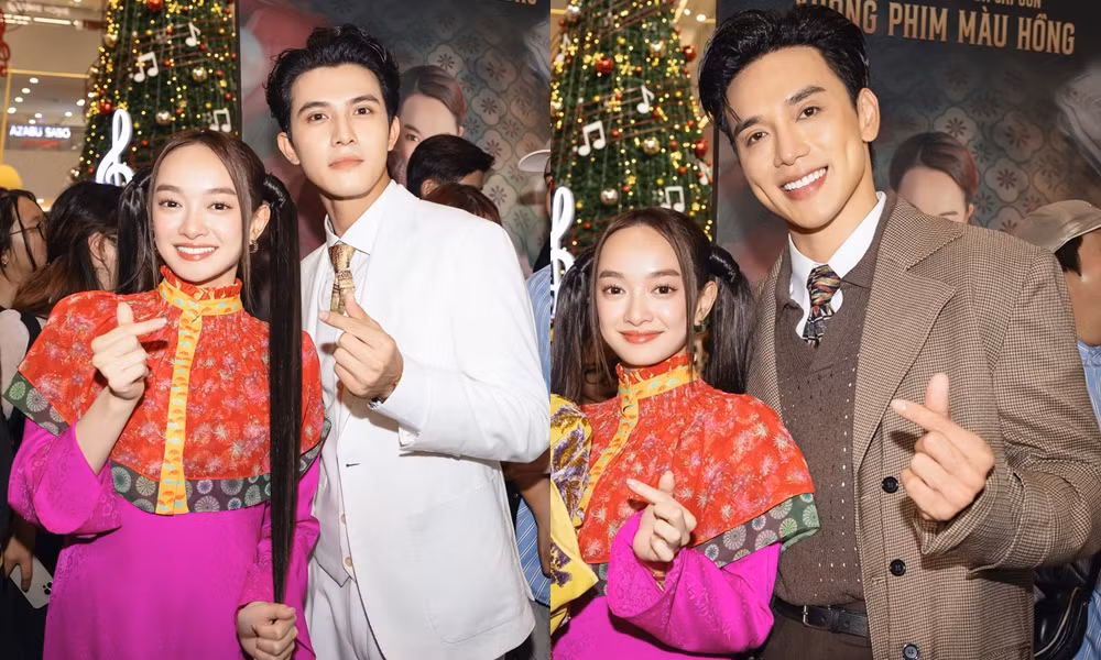Thanh Sơn không tới chúc mừng phim mới của Kaity Nguyễn trong khi Thuận Nguyễn, Trần Ngọc Vàng có mặt.