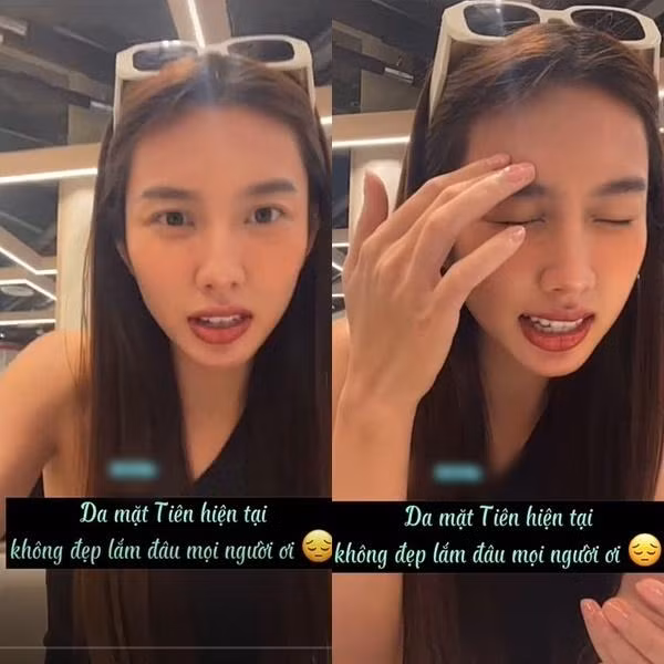 Thùy Tiên tiết lộ chuyện có mụn do phải trang điểm quá nhiều. Thùy Tiên tiết lộ chuyện có mụn do phải trang điểm quá nhiều.